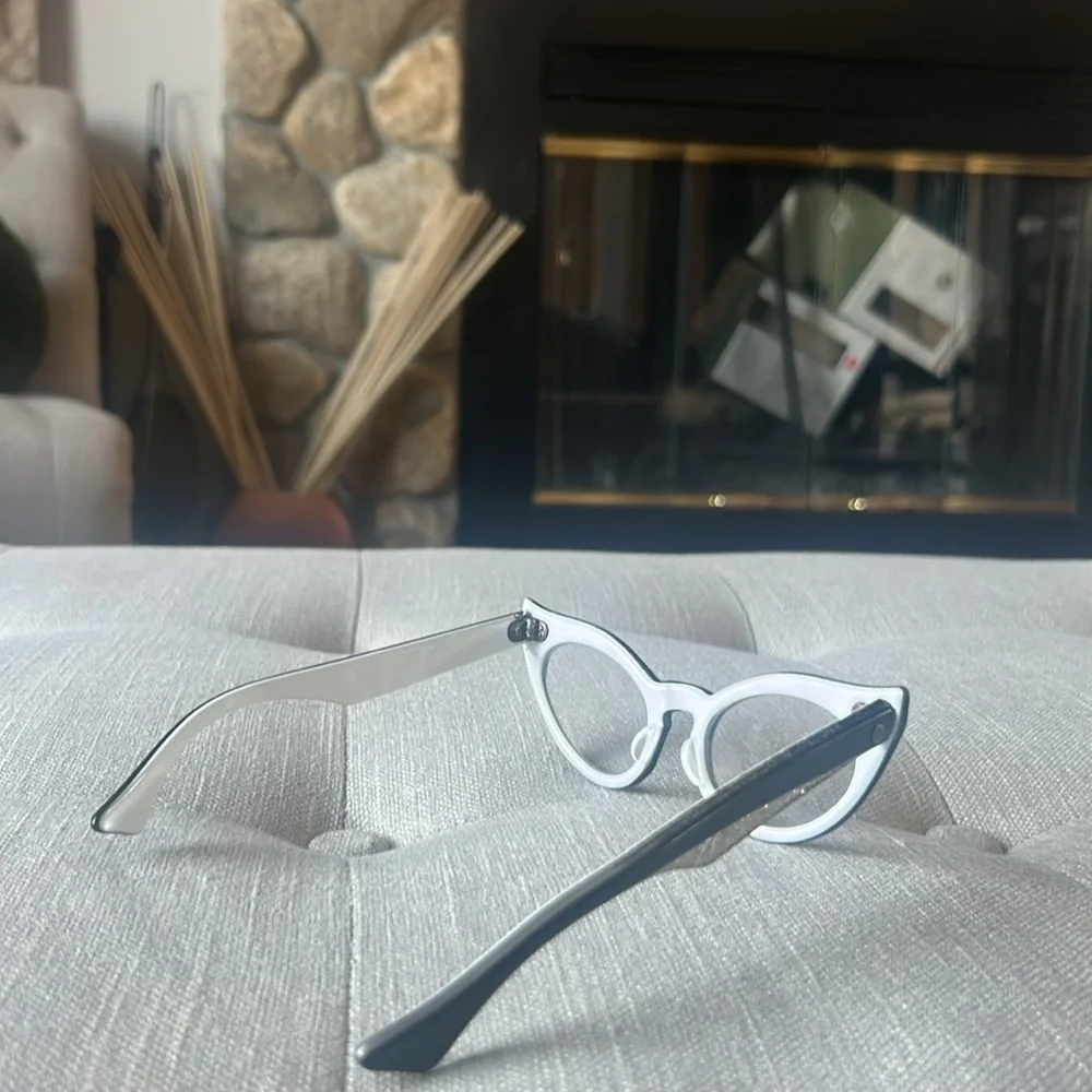 Rare Authentic Vintage Original 60'S LUMAR 653 42¤20 130 Girl Cat Eye Sunglasses